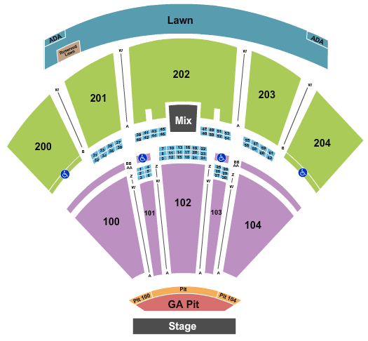 Freedom Mortgage Pavilion Freedom Mortgage Pavilion Seating Chart